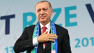 Cumhurbaşkanı Erdoğan, Babaocağı Rize'de miting düzenledi