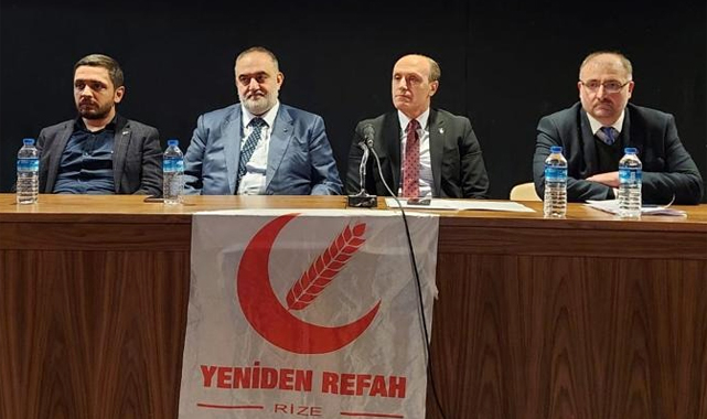 Yeniden Refah Rize İl Divan toplantısını yaptı