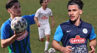 Rizespor'da genç yetenek Doğukan Tüfekçi profesyonel oldu