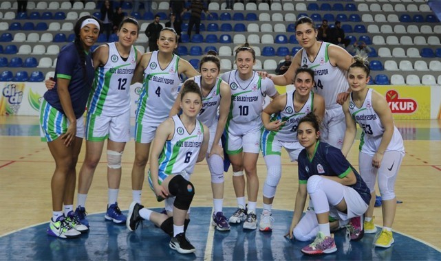 Rize Belediyesi çeyrek final ilk maçını kazandı