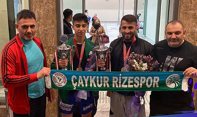 Çaykur Rizespor'dan Kick Boksta 2 Dünya Şampiyonluğu