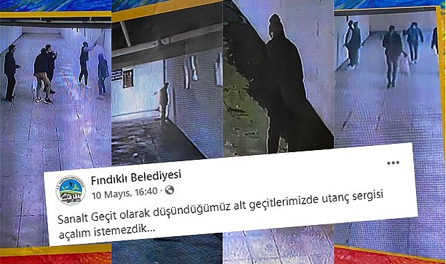 Fındıklı Belediyesi alt geçite zarar veren vatandaşları ifşa etti