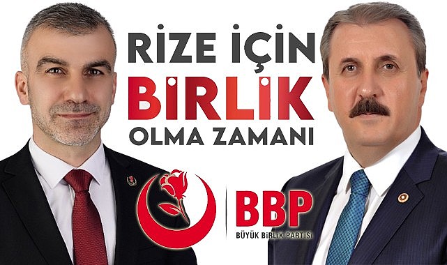 BBP Genel Başkanı Destici Rize'ye geliyor