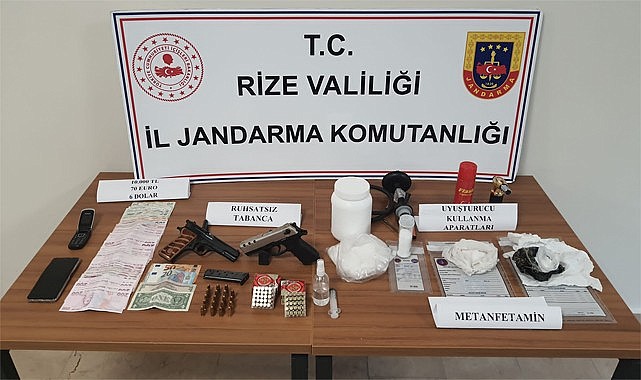 Rize'de uyuşturucu operasyonu: 1 kişi yakalandı