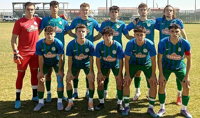 Çaykur Rizespor U19 bir puanla başladı