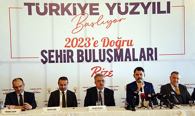 AK Parti'nin Şehir Buluşmaları Rize ayağı tamamlandı