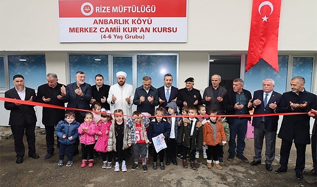 Rize'de 4-6 yaş Kur-an Kurslarına bir yenisi daha eklendi