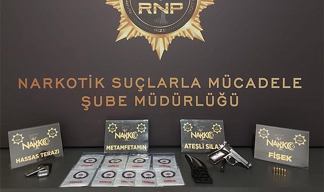 Rize'de uyuşturucu taciri tutuklandı