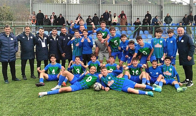 Çaykur Rizespor U14 sezonu Trabzon galibiyetiyle tamamladı
