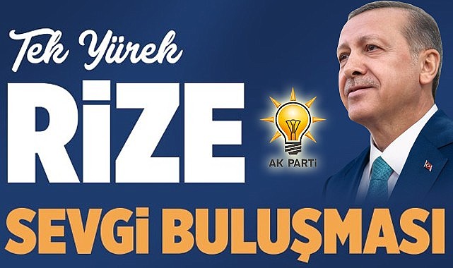 AK Parti'den Rize'de Sevgi Buluşması
