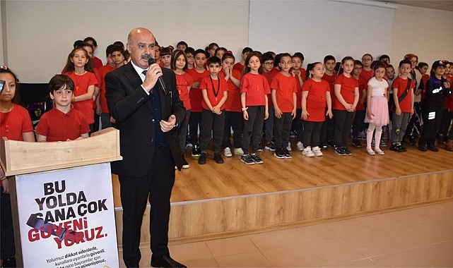 Çocuklarımızı bugün ne kadar bilinçlendirirsek yarınlarımızda trafik güvenliği en üst seviyeye ulaşacaktır