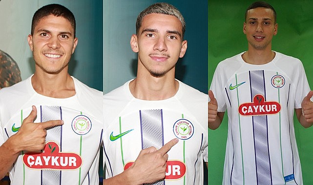 Çaykur Rizespor 3 isimle sözleşme imzaladı