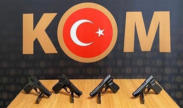 Rize'de 4 kaçak silahla yakalanan 1 kişi tutuklandı
