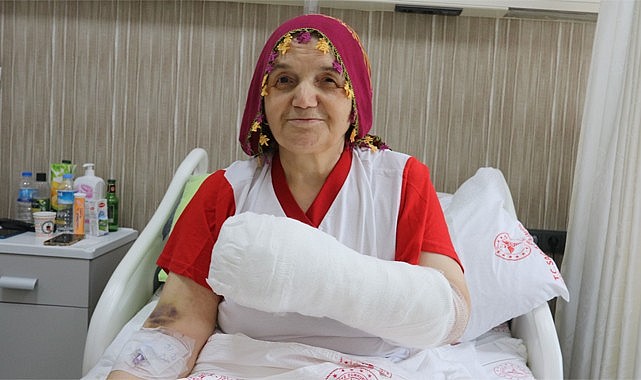 Rize'de 72 yaşındaki kadının teleferikle kopan parmakları dikildi