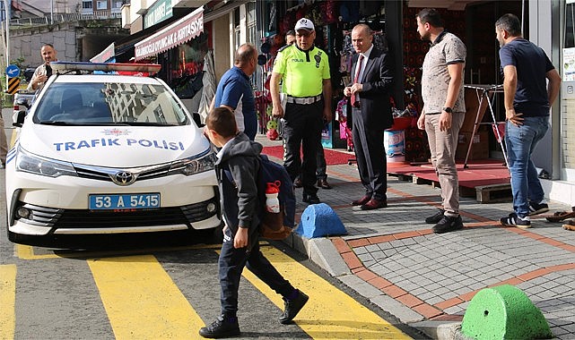 Rize Emniyeti okul çevrelerinde kuş uçurmuyor