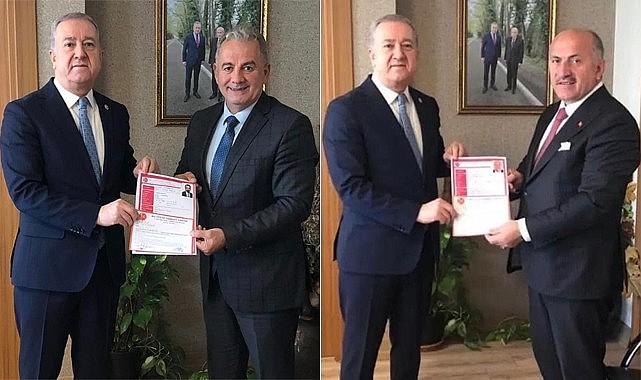 Çiftçi ve Karagöz Aday Adaylığı başvurusunu yaptı