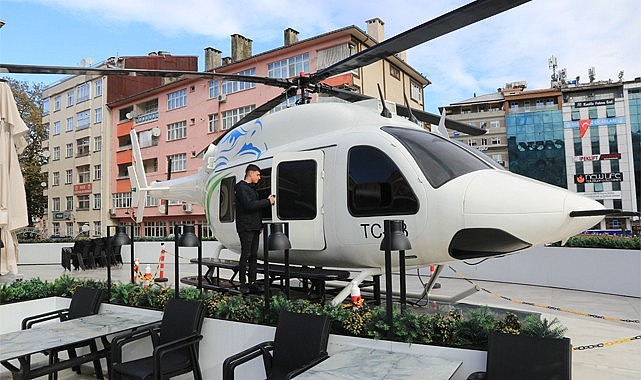 Helikopterle Rize turu başladı!