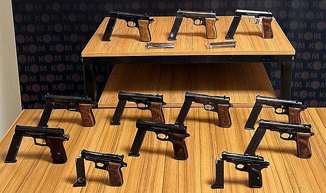 Rize'de 17 kaçak silah yakalandı: 1 kişi tutuklandı