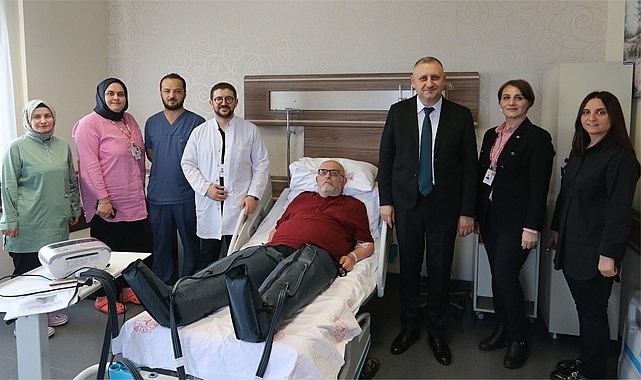 Rize Devlet Hastanesi'nde Lenfatik drenaj cihazı hizmete girdi