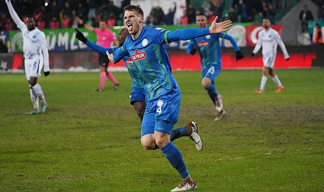 Çaykur Rizespor'dan tek gollü galibiyet