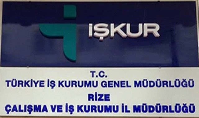 Rize'de TYP kapsamında 41 geçici işçi alımı yapılacak