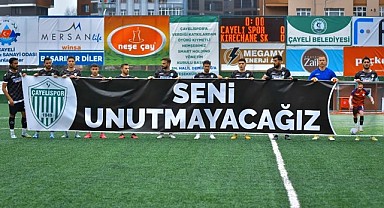 Çayelispor Fatih Kaan Arıman'ı unutmadı