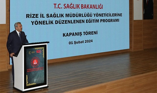 Rize'de sağlık yöneticilerine eğitim verildi