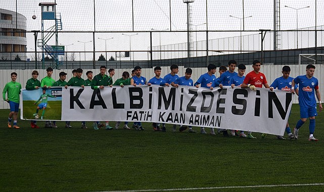 Çaykur Rizespor U17 takımı da Arıman'ı unutmadı