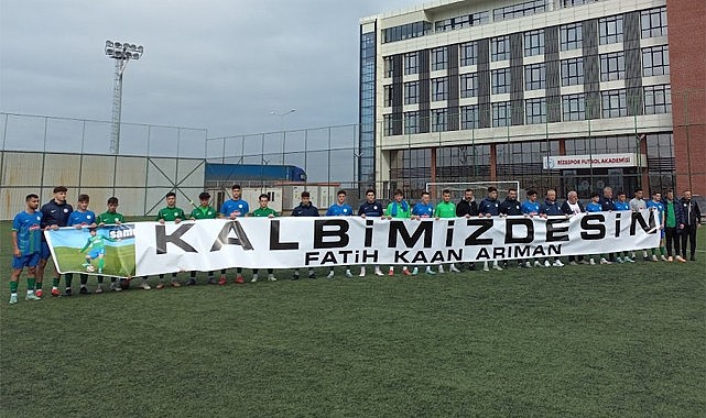 Çaykur Rizespor U19 Fatih Kaan Arıman'ı unutmadı