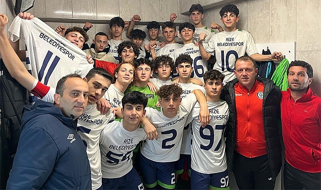 Rize Belediyespor U16 namağlup şampiyonluğa gidiyor