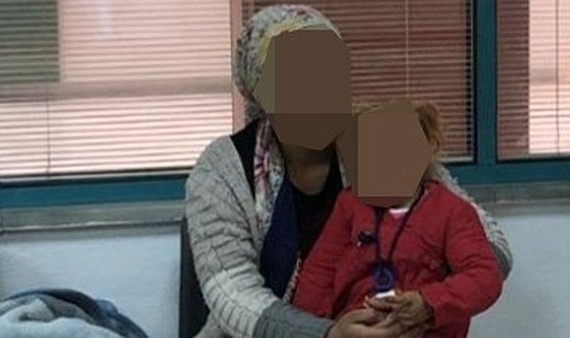 Rize'de çocuğunu kullanarak dilenen kadın yakalandı