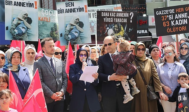 AK Parti Rize Kadın Kolları, Gazzeli Anneler için susmadı