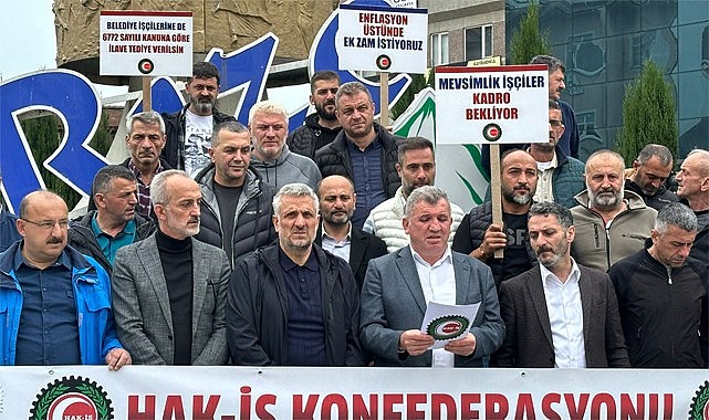 Hak-İş Rize'de işçilerin taleplerini sıraladı