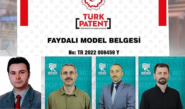 RTEÜ'nün bir buluşu daha tescillendi
