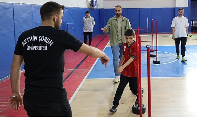 Artvin’de geleceğin şampiyonları keşfediliyor
