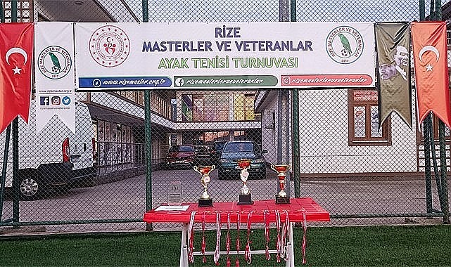 Rize Ayak Tenisi Turnuvasında fikstür çekildi