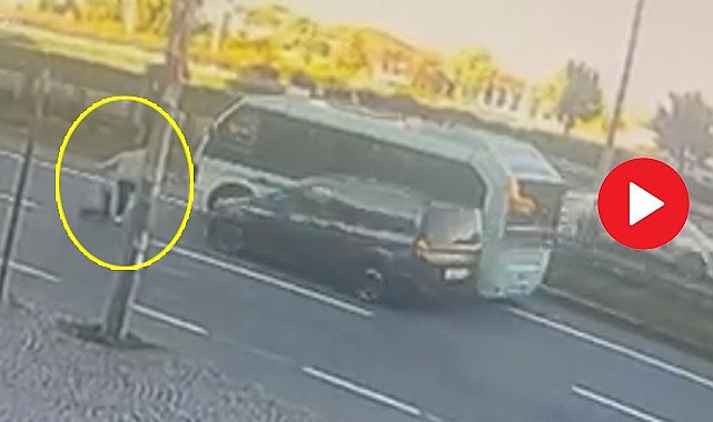 Rize'de aşırı hız yapan araç yayaya çarptı