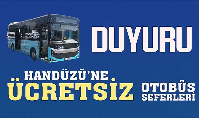 Handüzü Yaylası'na ücretsiz otobüs seferleri