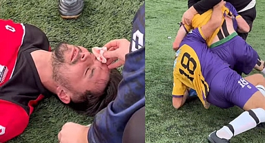 Futbol değil Meydan Muharebesi: 11 Kırmızı Kart, Hastanelik olan futbolcu