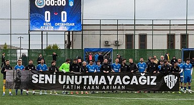 Rize Atletik'ten hem Vefa hem Zafer: Fatih Kaan Arıman unutulmadı