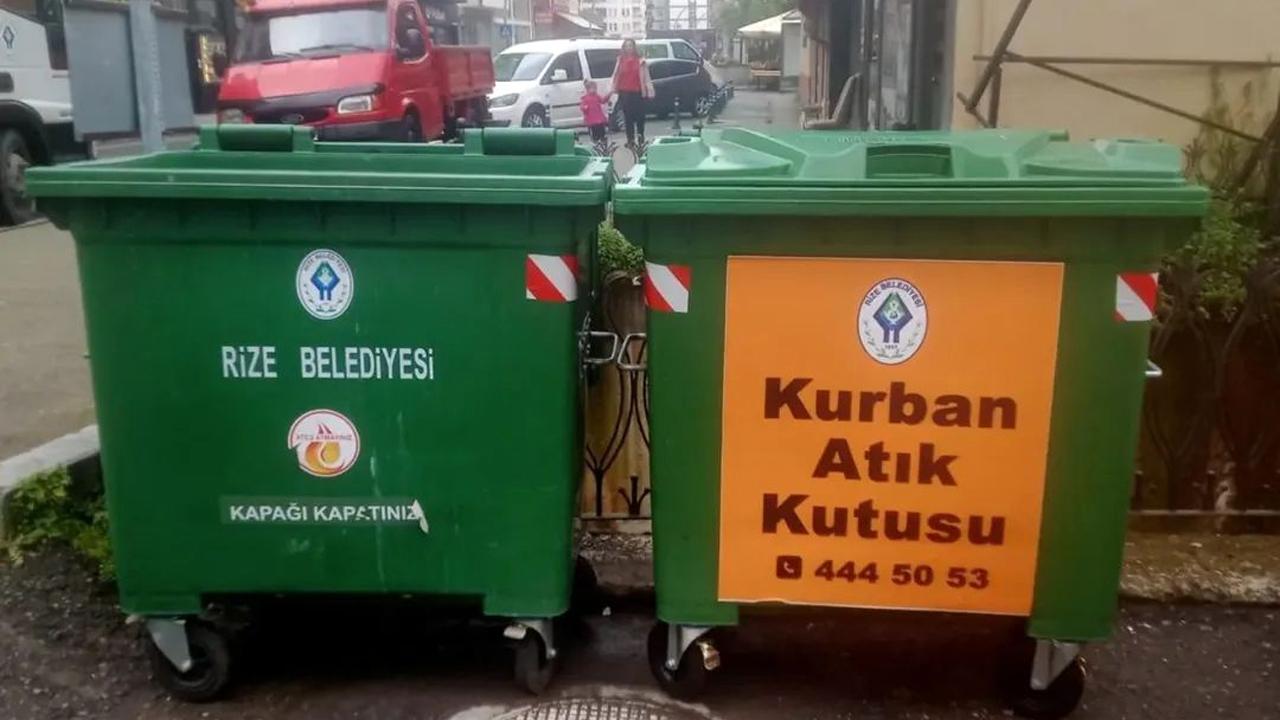 Rize Belediyesi'nden Kurban Atıklarına Özel Önlem!