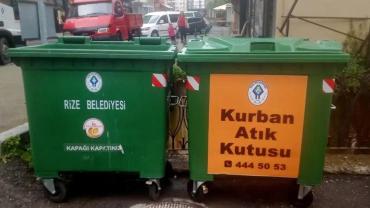 Rize Belediyesi'nden Kurban Atıklarına Özel Önlem!