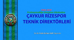 Rizespor'da görev yapan Teknik Direktörler